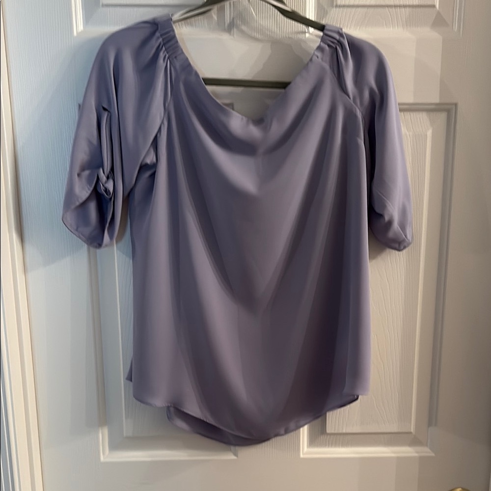 Babaton Purple Off the Soulder Blouse